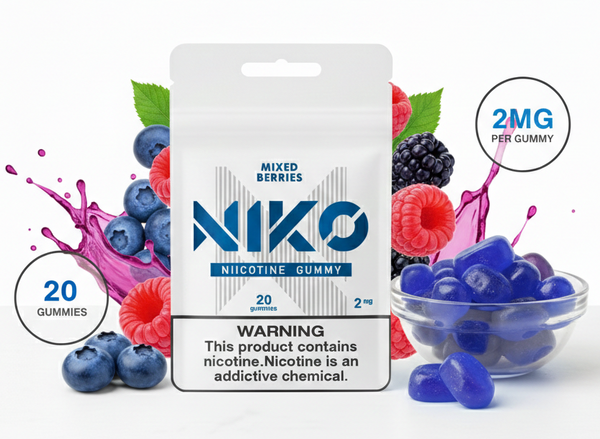 Gomitas Nicotina Mixed Berries - Explosión de Moras