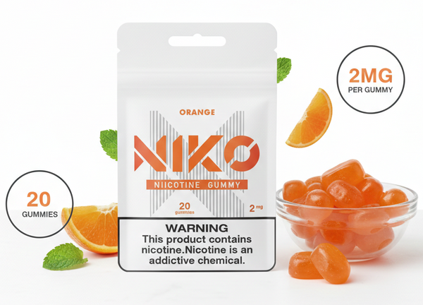 Gomitas Nicotina Orange - Cítrico Naranja Natural
