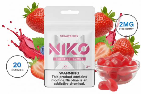 Gomitas Nicotina Strawberry - Fresa Intensa