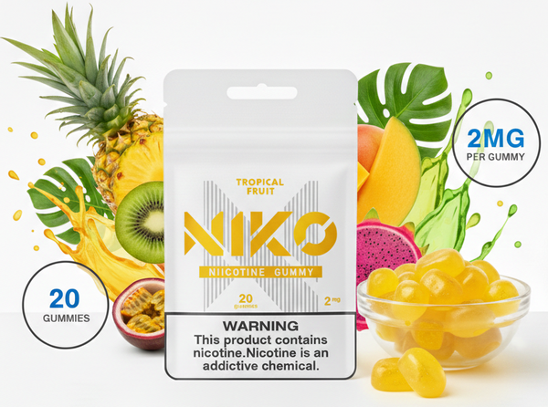 Gomitas Nicotina Tropical Fruit -Mix Tropical Exótico