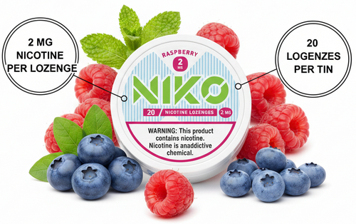 Pastillas Nicotina Raspberry - Frambuesa Silvestre