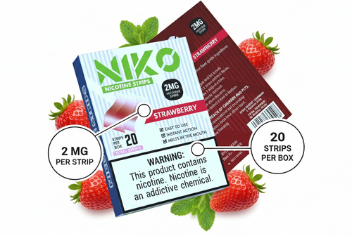Strips Solubles Nicotina Strawberry - Fresa Dulce